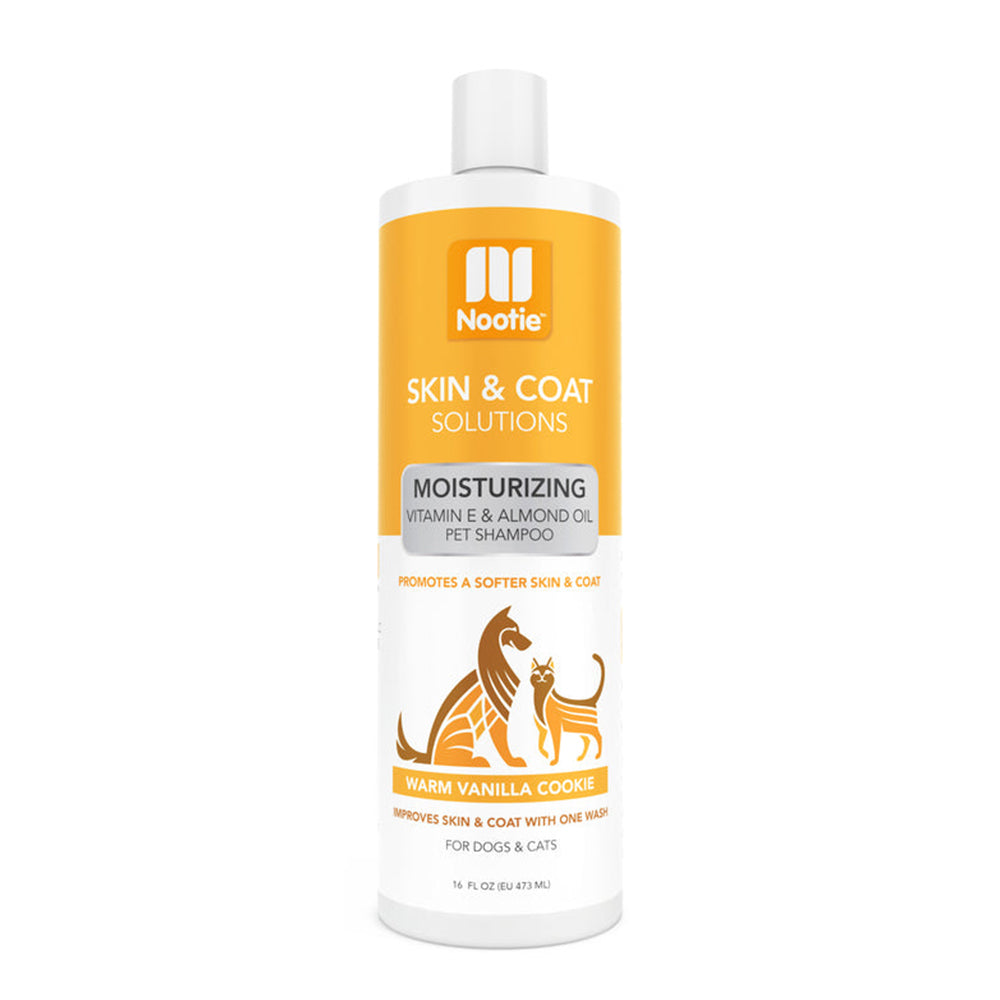 Nootie Skin & Coat Solutions shampoo bottle on a white background at Pet Servo