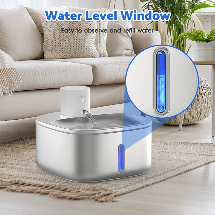 Shop best Advwin 3.2L Wireless Pet Fountain with Sensor and water level window at Pet Servo
