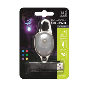 M-PETS - Rechargeable LED JEWEL for dog - petservo