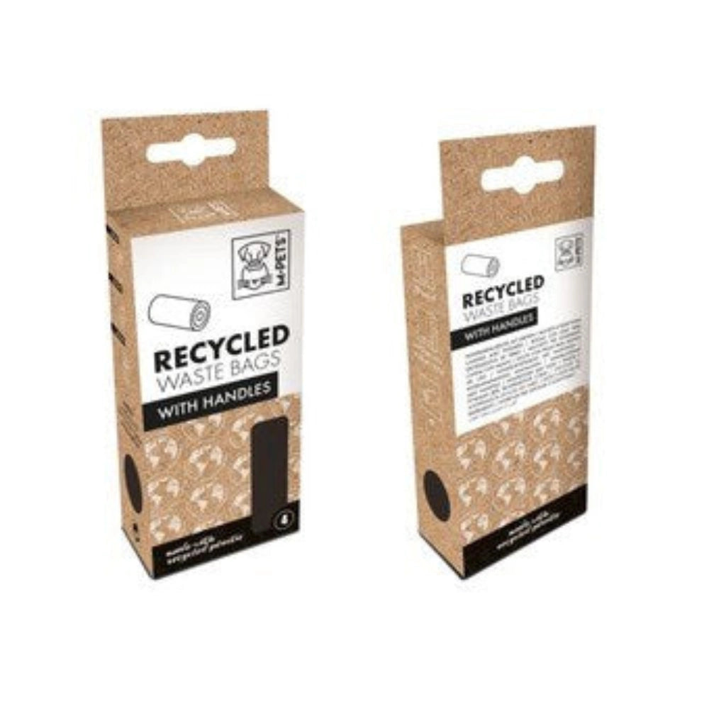 M-PETS - RECYCLED Waste Bags with handles - Petservo