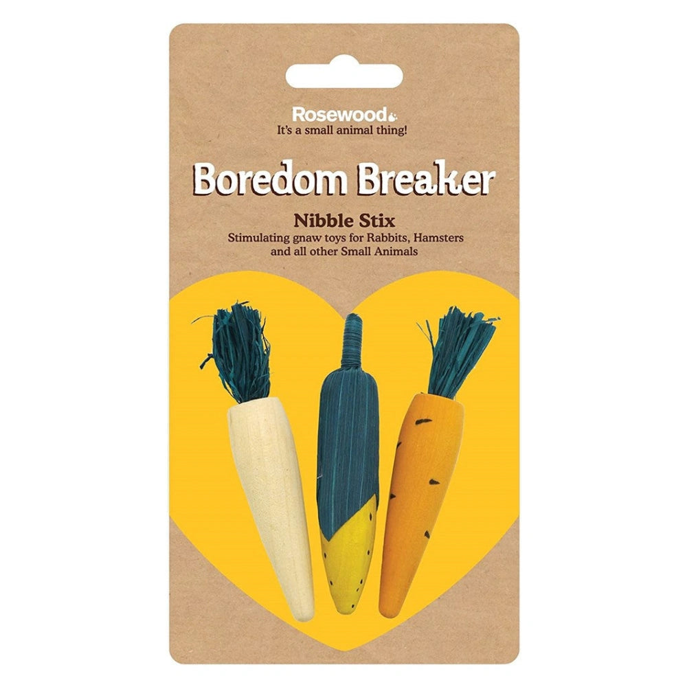 Rosewood - Woodies 3D Veg Nibble Stix - petservo