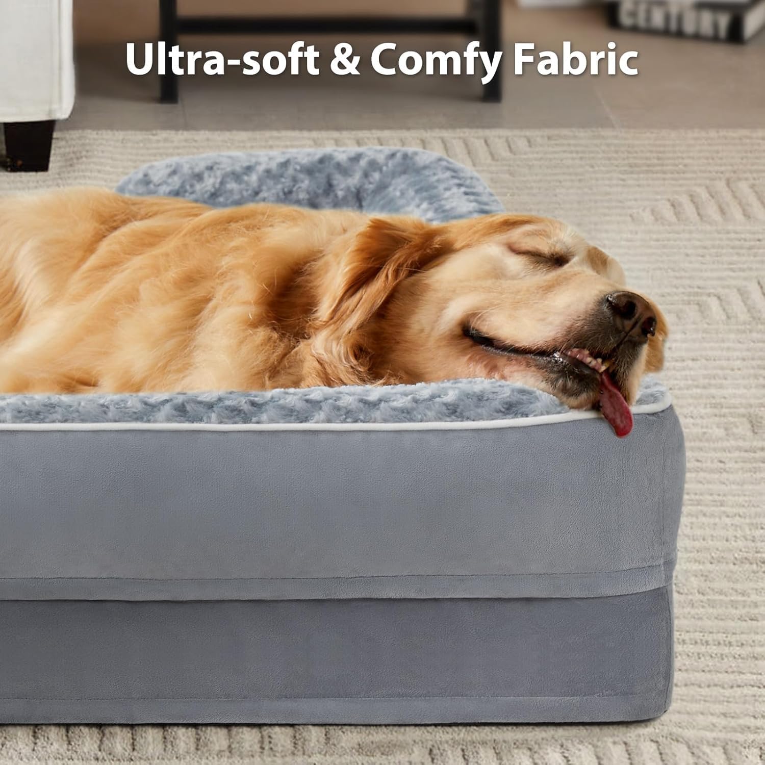 Buy TARODEA Orthopedic Dog Sofa Bed - Washable, Grey at Pet Servo