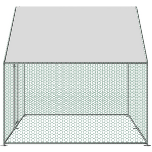Hexagonal wire mesh enclosure with a flat top on a white background at Pet Servo