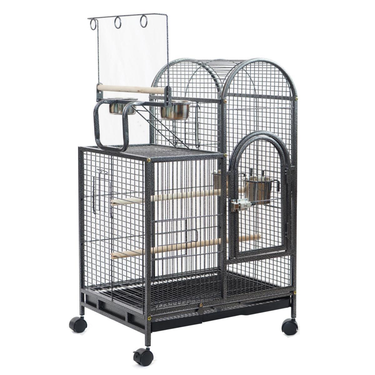 YES4PETS - Large Bird Cage Aviary Carrier with Wheels - Pet Servo