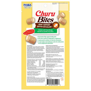 INABA Churu Bites joint support package with yellow background
