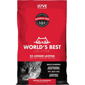 World's Best - Multiple Cat Clumping Litter 3.63kg - Pet Servo