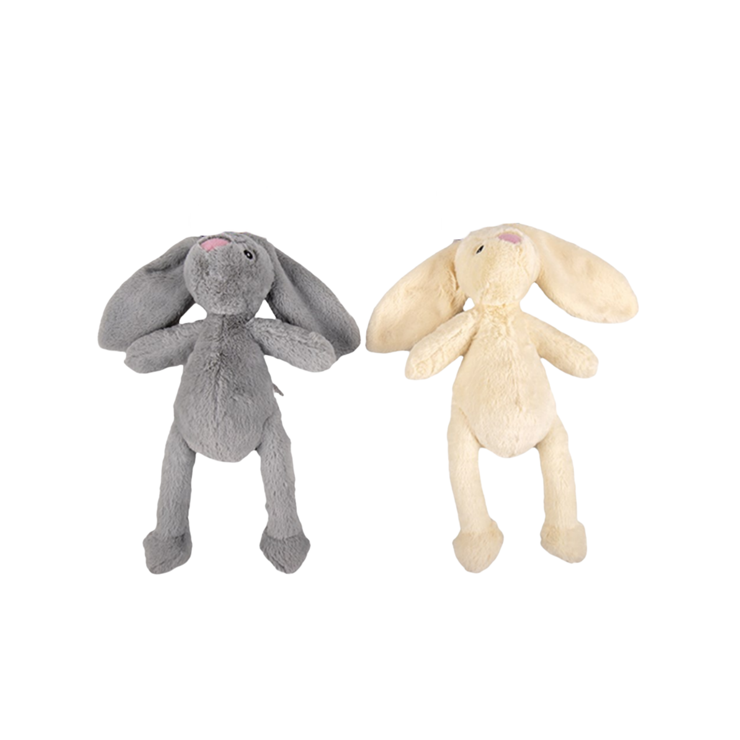 YES4PETS - 2x Soft Squeaky Bunny Dog Toys | Petservo