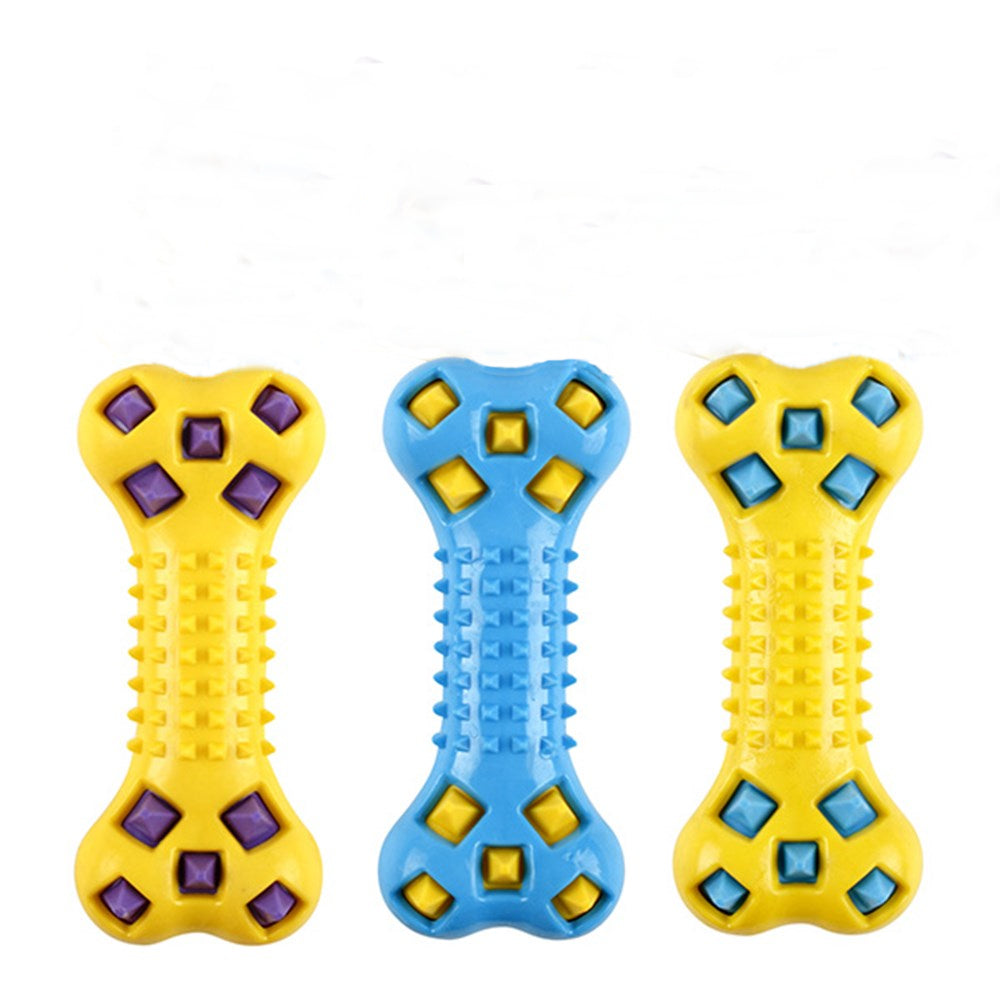 YES4PETS - 3x Large Dog Rubber Spike Fetch Toys - Petservo