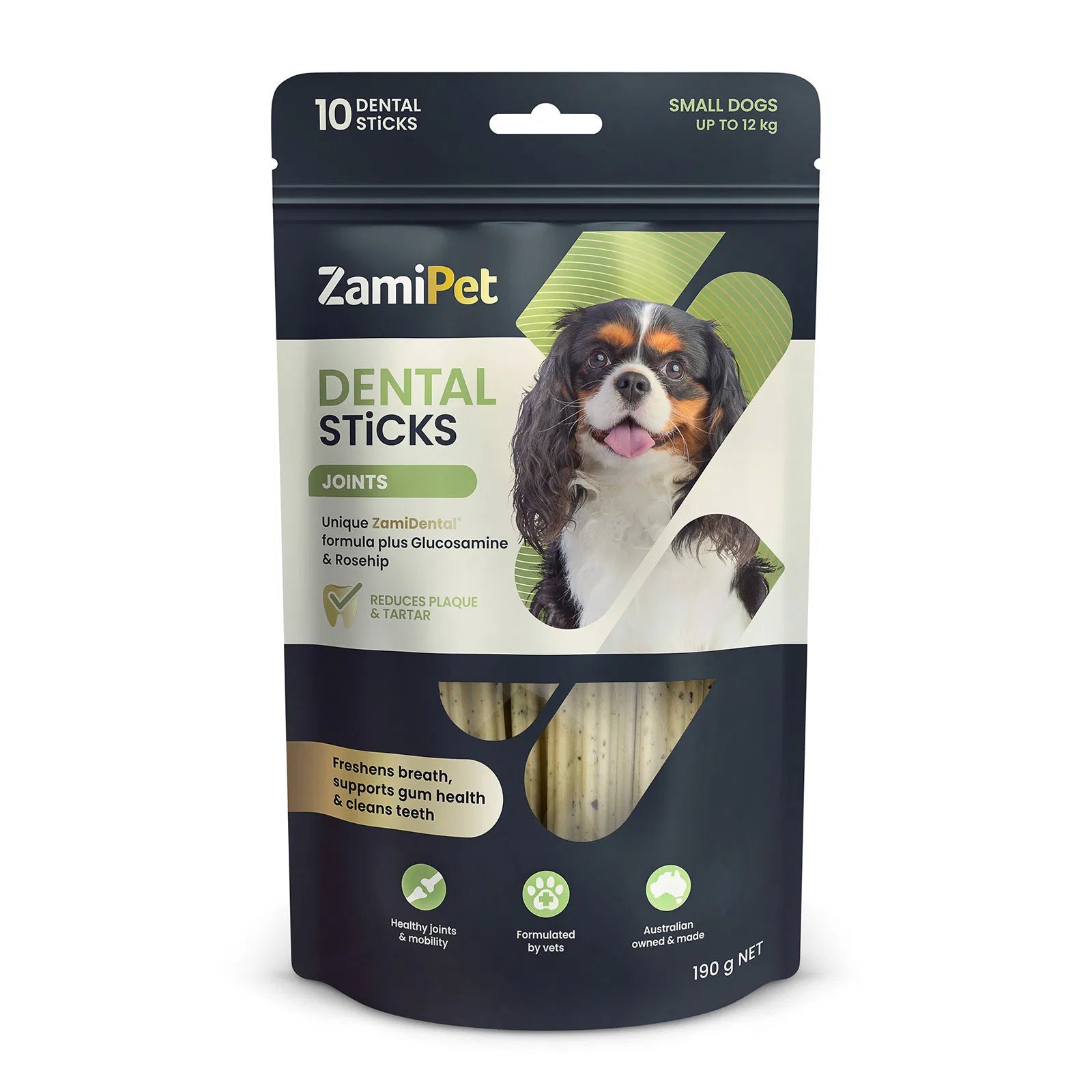 ZamiPet Dental Sticks Joint Dog Treats (Small Dogs Up to 12kg) - PetServo