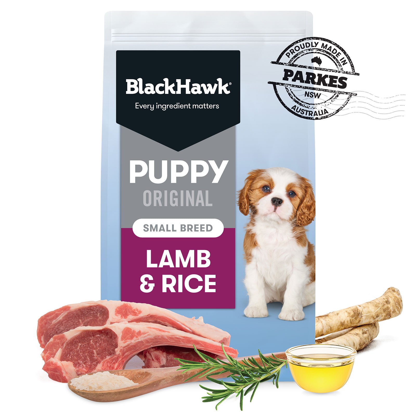 Black Hawk - Puppy Lamb and Rice Small Breed Dry Dog Food 3kg