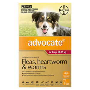 Buy Advocate For Dogs 10 to 25 Kg (Large Dogs) Red at Pet Servo