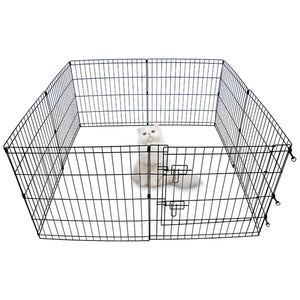 Advwin - Pet Playpen Dog Dence Exercise Pen 8 Panel 24 Inch - petservo