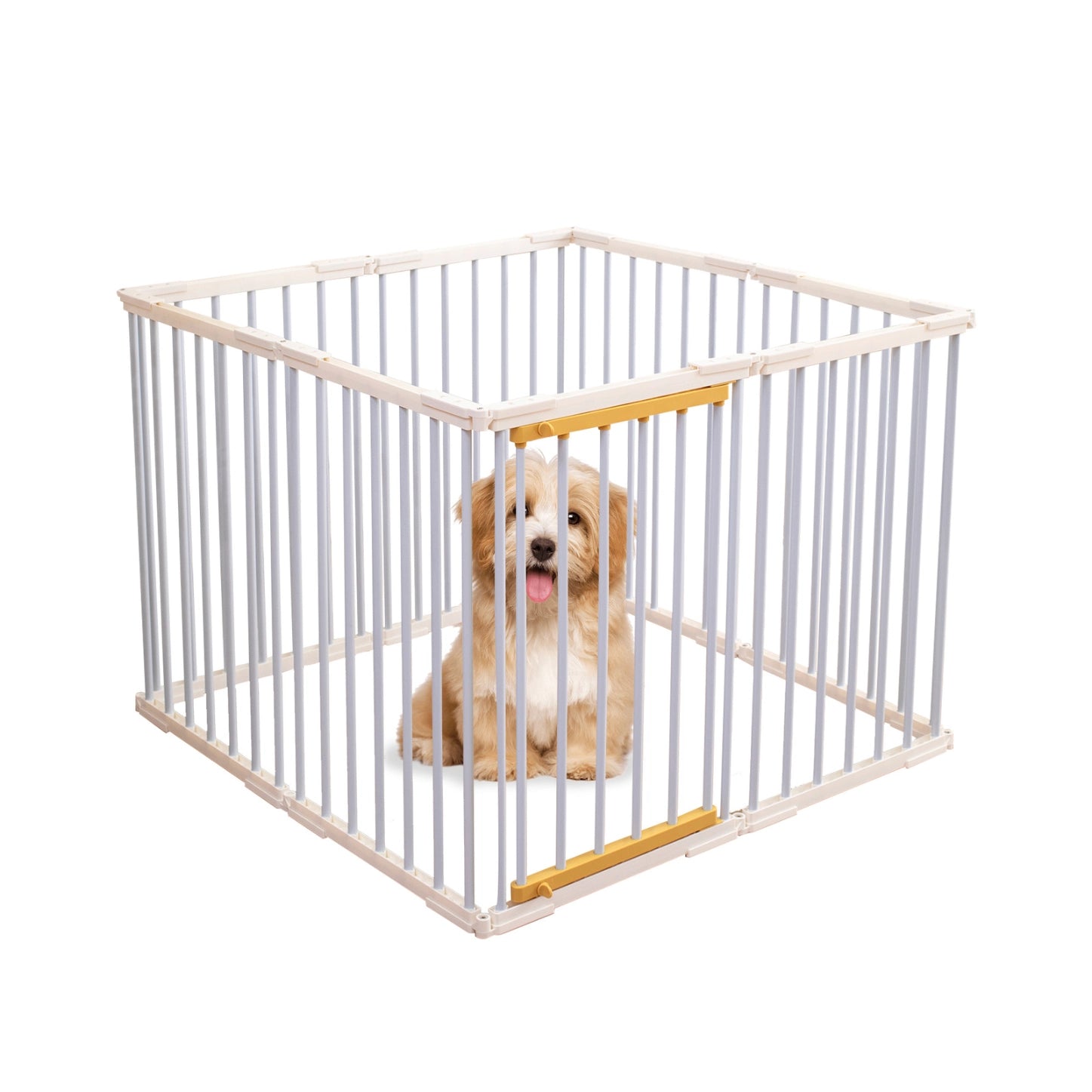 Topet - Portable Pet Dog Playpen Enclosure Cage 8 Panels