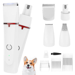 Advwin - 4IN1 Pet Hair Clippers Trimmers Kit - Pet Servo