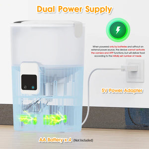 Advwin - 3L Automatic Pet Feeder WiFi APP - petservo