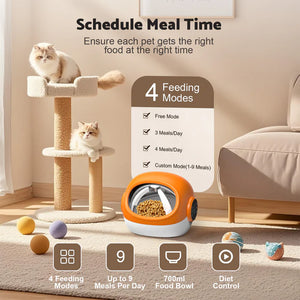 Best Advwin - RFID Microchip Automatic Cat Feeder with Collar at Pet Servo