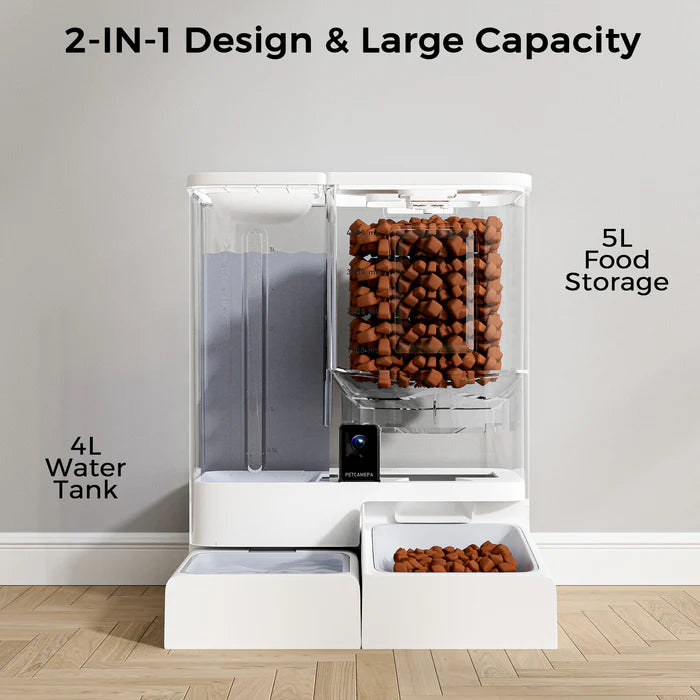 Shop Advwin - 2-in-1 Automatic Cat Feeder Waterer Set at Pet Servo image 1