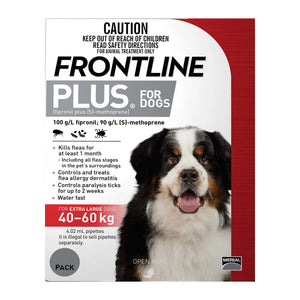 Buy Frontline Plus For Extra Large Dogs 40 To 60Kg (Red) at Pet Servo
