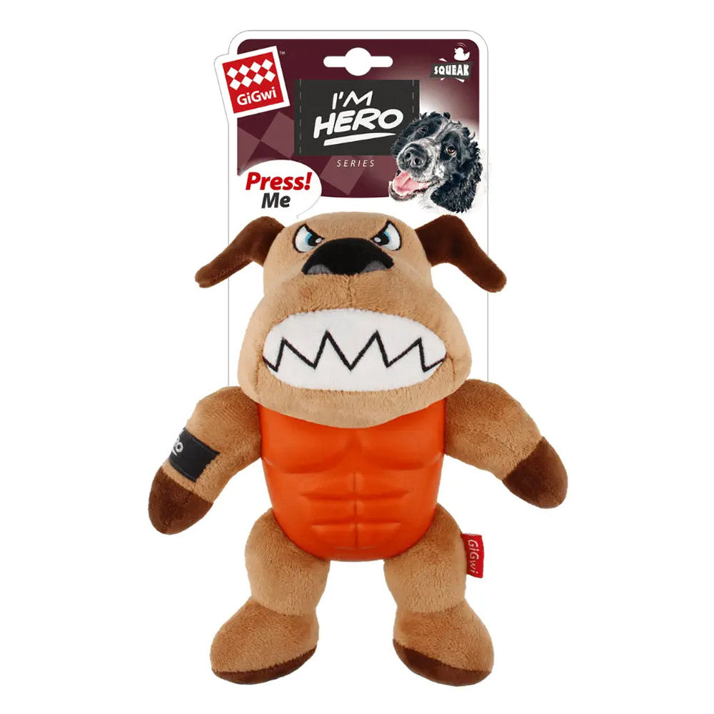 GiGwi - IM Hero Plush Squeaker Toy for Dogs Dog