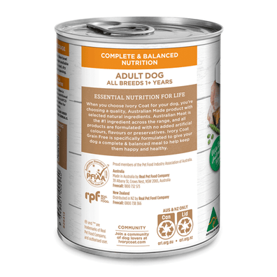 Ivory Coat - Wet Dog Food Chicken Stew 400gm x 12pack