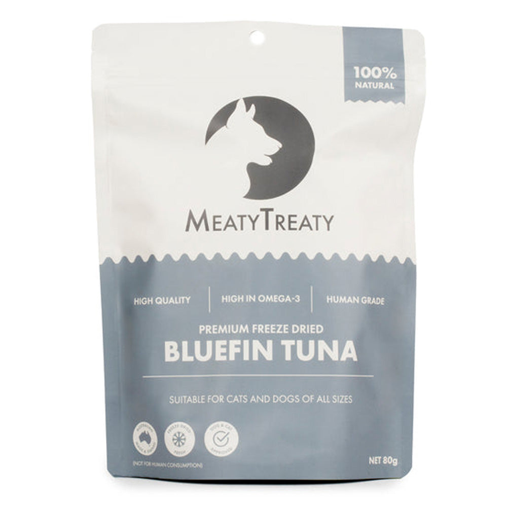 Meaty Treaty - Premium Freeze Dried Bluefin Tuna for Cats and Dogs
