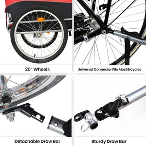 TOPET - Pet Bike Stroller Bicycle Trailer Pram Pet Jogger - Pet Servo