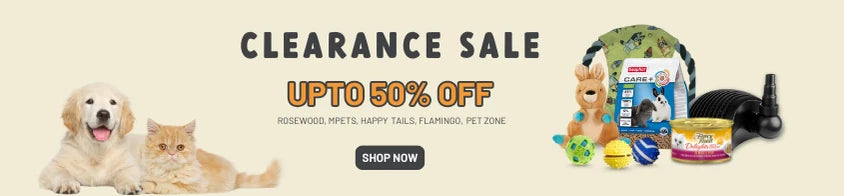 EOFY Clearance Sale upto 50% off at multiple brands at Pet Servo Collection Banner