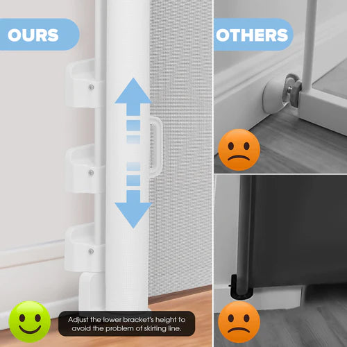 Comparison of a product feature with 'OURS' and 'OTHERS' labeled images at Pet Servo