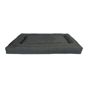 Dark gray pet bed on a white background at Pet Servo