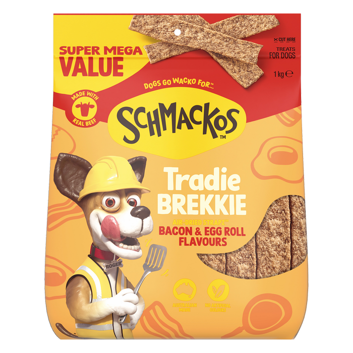Schmackos - 1kg Tradie Brekkie Dog Treat