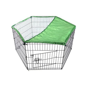 YES4PETS 6 Panel Dog Cat Exercise Playpen with Cover - Pet Servo