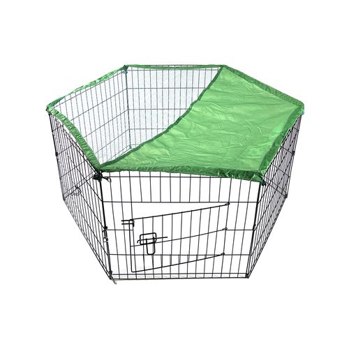 YES4PETS 6 Panel Dog Cat Exercise Playpen with Cover - Pet Servo