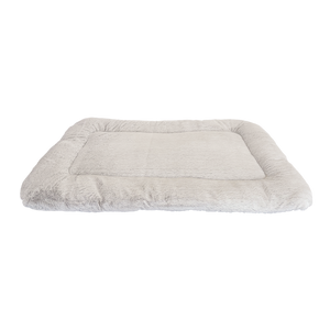Fluffy pet bed on a white background