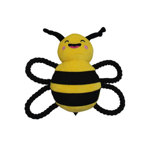 Happy Tails - 31 x 28 x 8cm Rope Bee Dog Toy at petServo