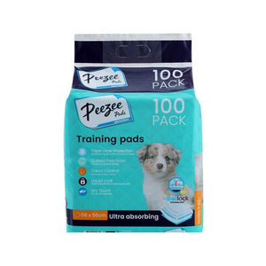 Paws & Claws 56x56cm Antibacterial Pet Training Pads 100 Pack petservo