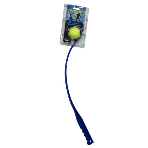 Paw Play - 64cm Tennis Ball Chucker Dog/Puppy Fetch Play Toy Thrower Assorted