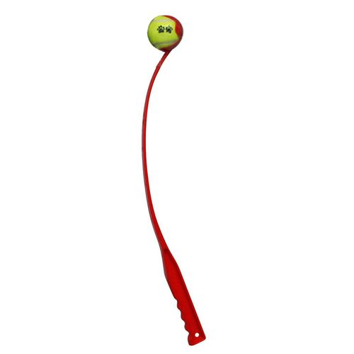 Paw Play - 64cm Tennis Ball Chucker Dog/Puppy Fetch Play Toy Thrower Assorted