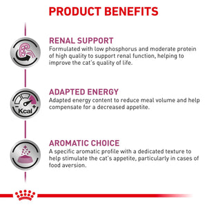 Royal Canin - Veterinary Diet Renal Fish Adult Wet Cat Food 85g x 12 - Petservo