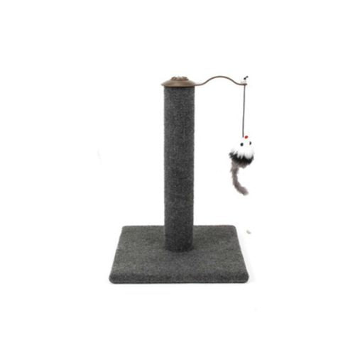YES4PETS Cat Kitten Single Scratching Post with Toy-Grey - petservo