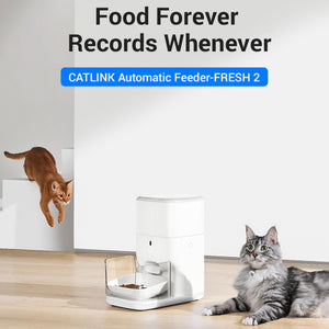 CATLINK - F04 Fresh 2 Automatic Pet Feeder – Luxury Version - Petservo