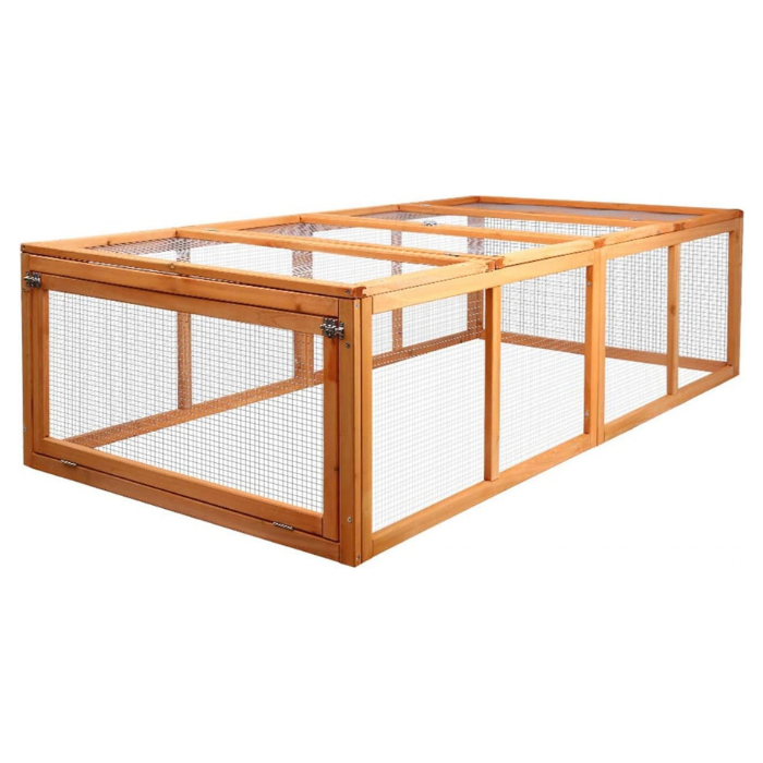 i.Pet - Chicken Coop Large 180cm Length Rabbit Hutch, Coops Wooden Pet House
