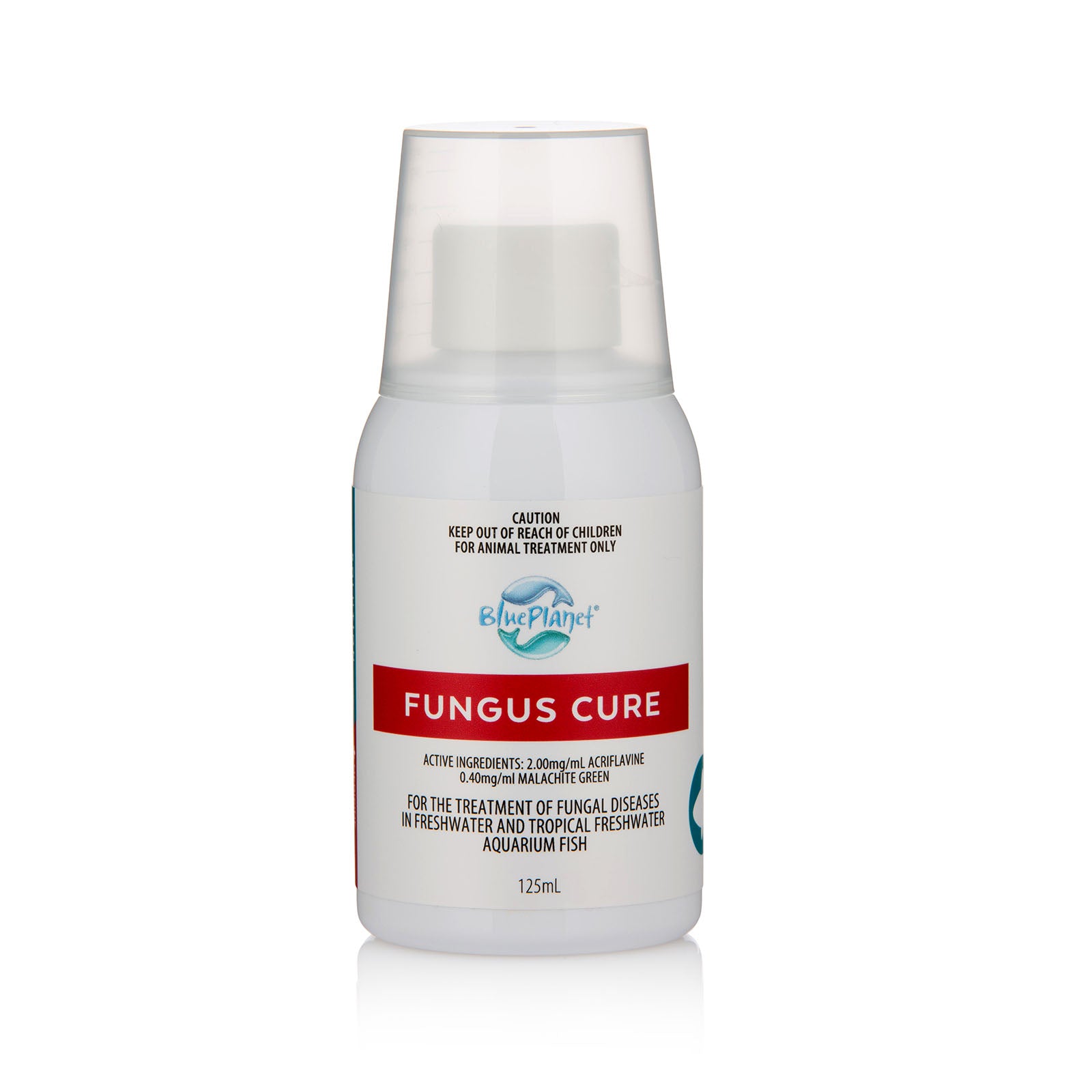 Fungus Cure bottle for fish on a white background at Pet Servo