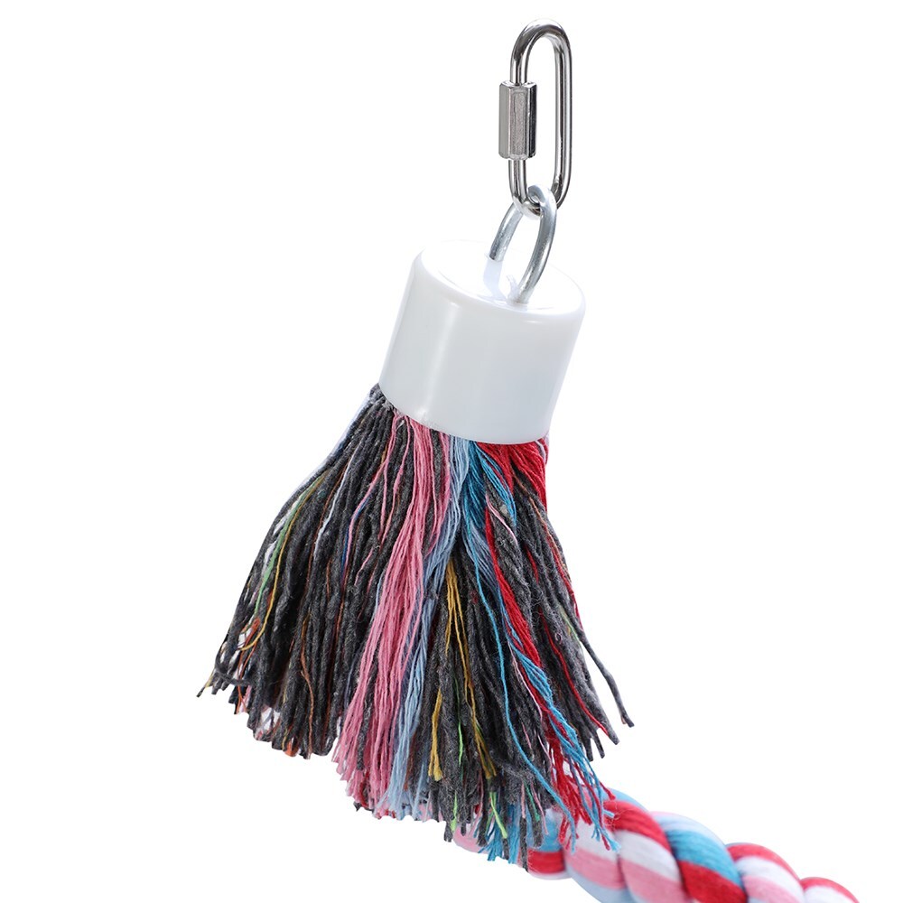 YES4PETS - 2x XL Spiral Rope Bird Toys for Parrots - Pet Servo