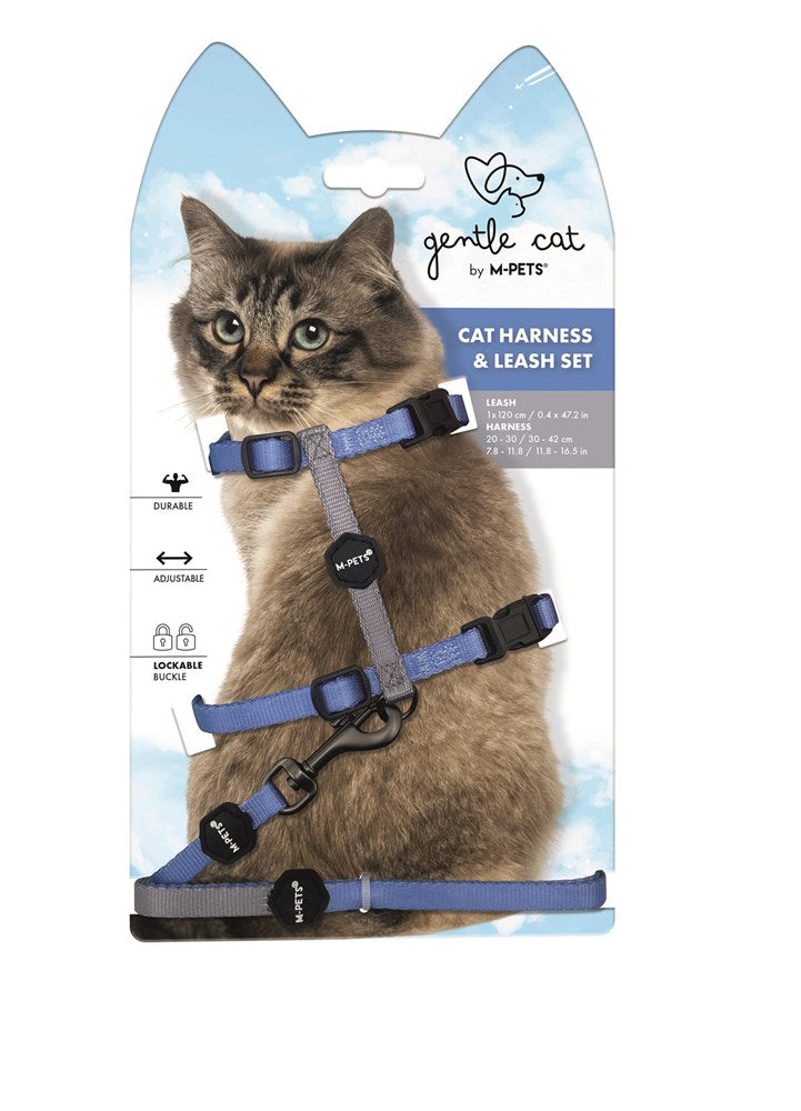 M-PETS - GENTLE CAT Harness Leash SET