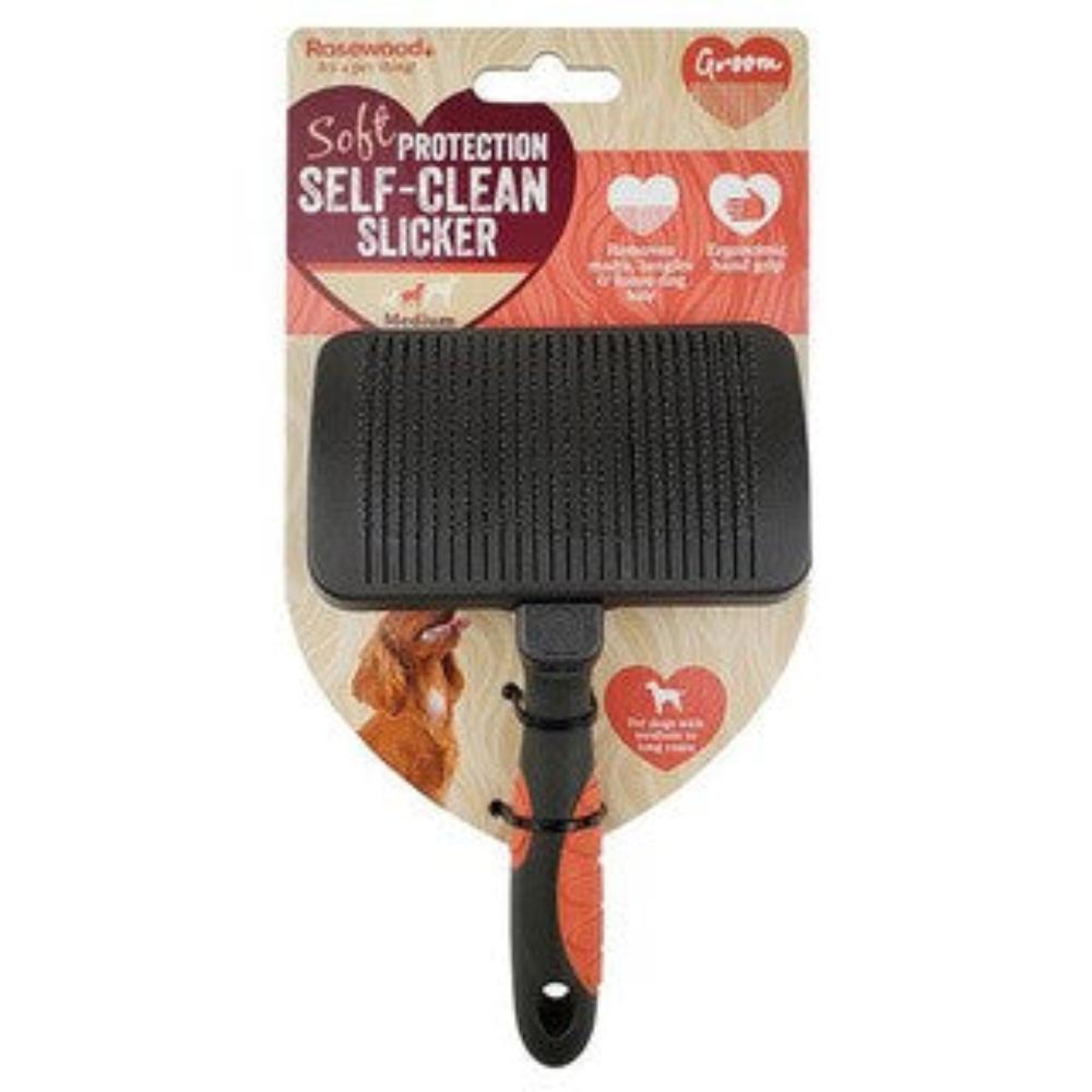 Rosewood - Self Cleaning Brush - Petservo