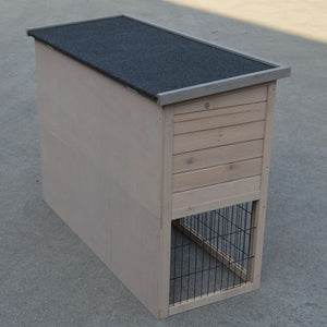 YES4PETS Double Storey Rabbit Hutch Guinea Pig Cage with Tray PetServo
