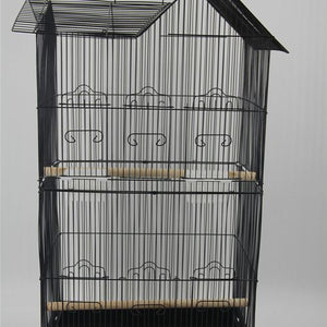 YES4PETS 4x Medium Bird Cage Parrot Budgie Aviary with Perch PetServo