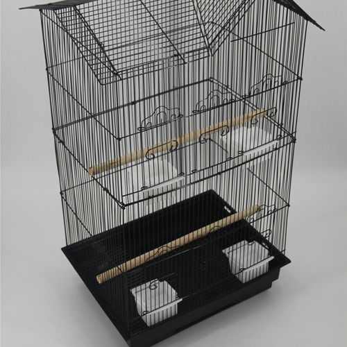YES4PETS 4x Medium Bird Cage Parrot Budgie Aviary with Perch PetServo