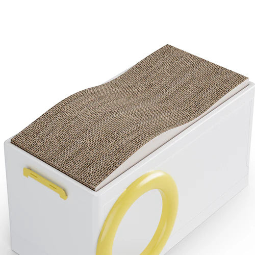 White block with a brown textured top and yellow sides on a white background at Pet Servo