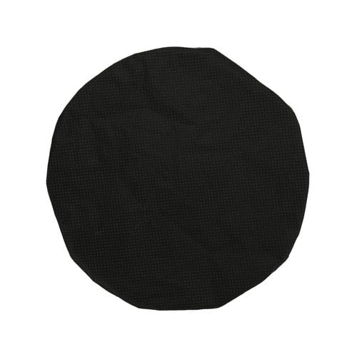 Wooff - Medium Anthracite Velour Round Cocoon Pet Bed - petservo